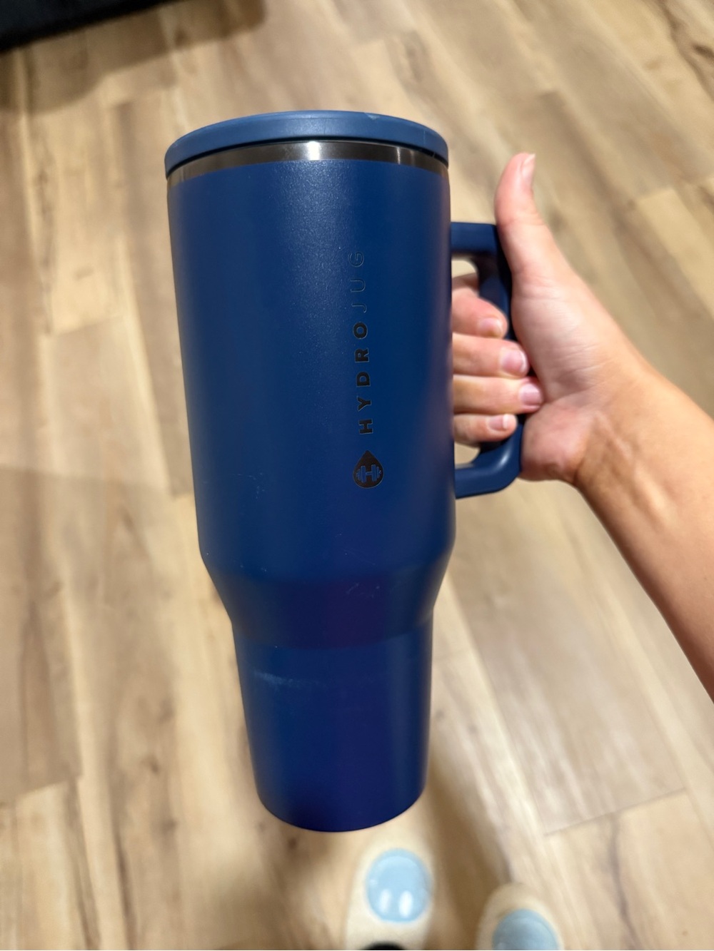 HydroJug Navy Travel Tumbler with Handle